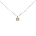 K18PG ダイヤモンド ネックレス 0.21CT