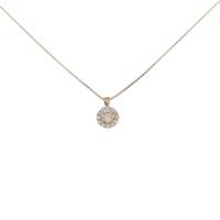 K18PG ダイヤモンド ネックレス 0.21CT