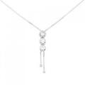 K18WG 2WAY ダイヤモンド ネックレス 0.51CT