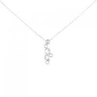 K18WG ダイヤモンド ネックレス 0.04CT