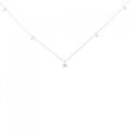K18WG ダイヤモンド ネックレス 0.20CT