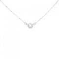 K18WG ダイヤモンド ネックレス 0.30CT