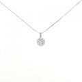 K18WG ダイヤモンド ネックレス 0.33CT