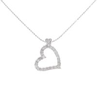 K18WG ダイヤモンド ネックレス 0.51CT