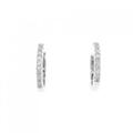 K18WG ダイヤモンド ピアス 0.30CT