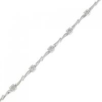 K18WG ダイヤモンド ブレスレット 0.35CT