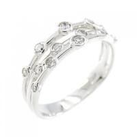 K18WG ダイヤモンド リング 0.26CT