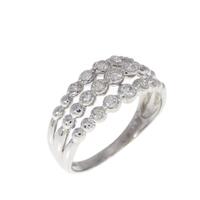 K18WG ダイヤモンド リング 0.30CT