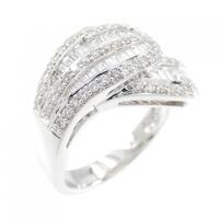 K18WG ダイヤモンド リング 0.86CT
