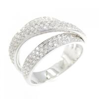 K18WG ダイヤモンド リング 1.00CT