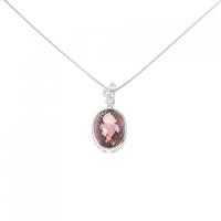 K18WG トルマリン ネックレス 10.09CT
