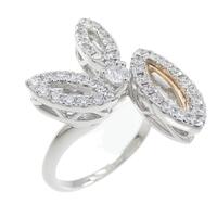 K18WG/K18PG ダイヤモンド リング 0.581CT