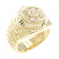 K18YG ウォッチ ダイヤモンド リング 0.69CT
