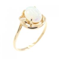K18YG オパール リング