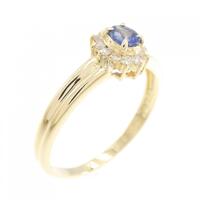 K18YG サファイヤ リング