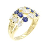 K18YG サファイヤ リング 0.70CT