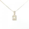 K18YG ダイヤモンド ネックレス 0.10CT