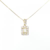 K18YG ダイヤモンド ネックレス 0.10CT