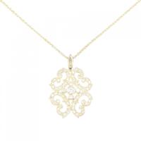 K18YG ダイヤモンド ネックレス 0.13CT