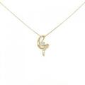 K18YG ダイヤモンド ネックレス 0.18CT