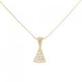 K18YG ダイヤモンド ネックレス 0.23CT