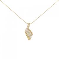 K18YG ダイヤモンド ネックレス 0.3CT