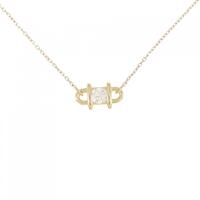 K18YG ダイヤモンド ネックレス 0.53CT