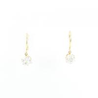 K18YG ダイヤモンド ピアス 0.874CT
