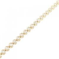 K18YG ダイヤモンド ブレスレット 1.03CT