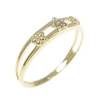 K18YG ダイヤモンド リング 0.03CT