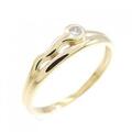 K18YG ダイヤモンド リング 0.05CT