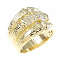 K18YG ダイヤモンド リング 0.15CT