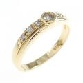 K18YG ダイヤモンド リング 0.16CT
