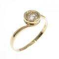 K18YG ダイヤモンド リング 0.22CT
