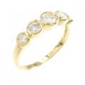 K18YG ダイヤモンド リング 0.30CT