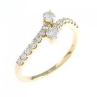 K18YG ダイヤモンド リング 0.34CT