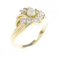 K18YG ダイヤモンド リング 0.50CT