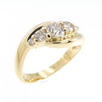 K18YG ダイヤモンド リング 0.50CT