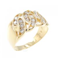 K18YG ダイヤモンド リング 0.52CT