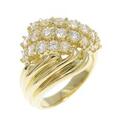 K18YG ダイヤモンド リング 1.56CT