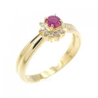 K18YG ルビー リング