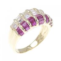 K18YG ルビー リング 1.27CT
