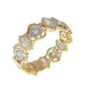 K18YG/K18WG ダイヤモンド リング 0.97CT