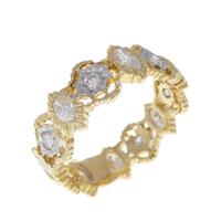 K18YG/K18WG ダイヤモンド リング 0.97CT