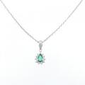 PT エメラルド ネックレス 0.17CT