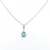 PT エメラルド ネックレス 0.17CT