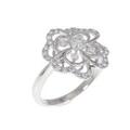 PT クローバー ダイヤモンド リング 0.157CT
