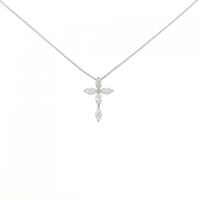 PT クロス ダイヤモンド ネックレス 0.38CT
