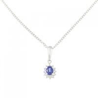 PT サファイヤ ネックレス 0.33CT