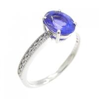 PT タンザナイト リング 1.17CT